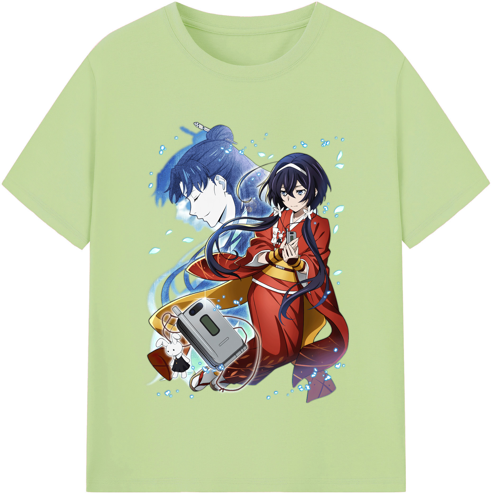 （画像用） 文豪ストレイドッグス Bungo Stray Dogs 綿100％半袖Tシャツ（フロントプリント）